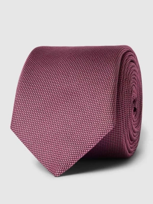 Krawat z fakturowanym wzorem BOSS Slim Fit