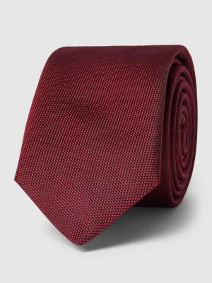 Krawat z fakturowanym wzorem Boss