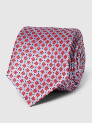 Krawat z fakturowanym wzorem Paul Dantus