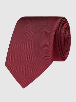 Krawat z jedwabiu o jednolitym kolorze (7 cm) Blick