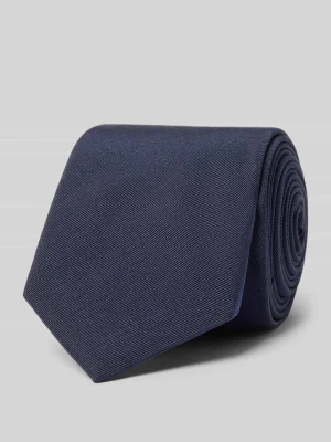 Krawat z jedwabiu o jednolitym kolorze (7 cm) Blick