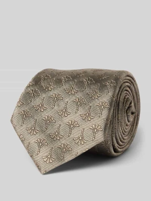 Krawat z jedwabiu we wzór na całej powierzchni JOOP! COLLECTION