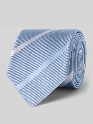 Krawat z jedwabiu z naszywką z logo (6, 5 cm) Olymp