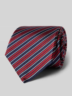 krawat z jedwabiu z wzorem na całej powierzchni Blick