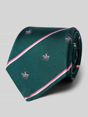 krawat z jedwabiu z wzorem na całej powierzchni Blick