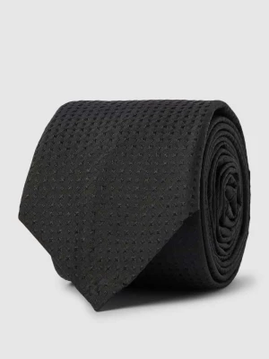 Krawat z jedwabiu z wzorem na całej powierzchni HUGO