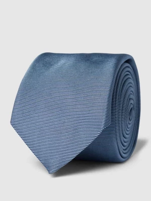 Krawat z jedwabiu z wzorem w paski HUGO