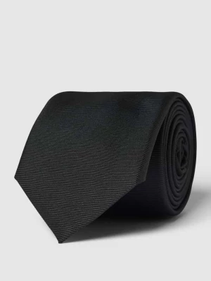 Krawat z jedwabiu z wzorem w paski HUGO