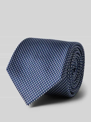 Krawat z jedwabiu ze wzorem na całej powierzchni (8 cm) JOOP! Collection