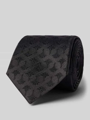 Krawat z jedwabiu ze wzorem na całej powierzchni (8 cm) JOOP! Collection