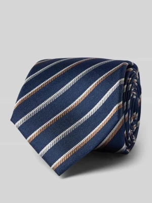 Krawat z jedwabiu ze wzorem na całej powierzchni (8 cm) JOOP! Collection