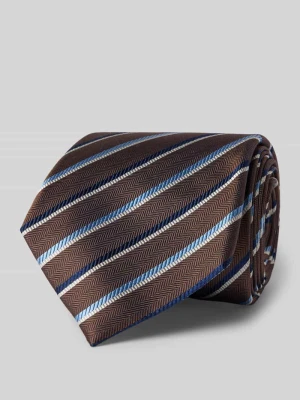 Krawat z jedwabiu ze wzorem na całej powierzchni (8 cm) JOOP! Collection