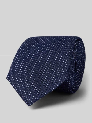 Krawat z jedwabiu ze wzorem na całej powierzchni (8 cm) JOOP! Collection