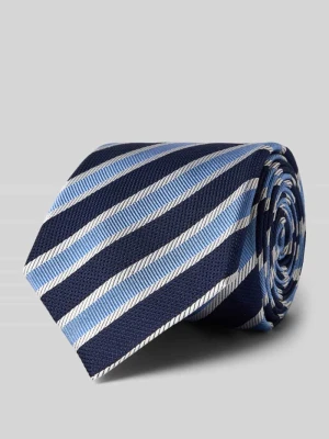 Krawat z jedwabiu ze wzorem na całej powierzchni (8 cm) JOOP! Collection