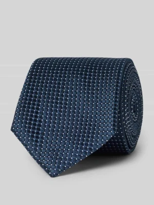 Krawat z jedwabiu ze wzorem na całej powierzchni (8 cm) Willen