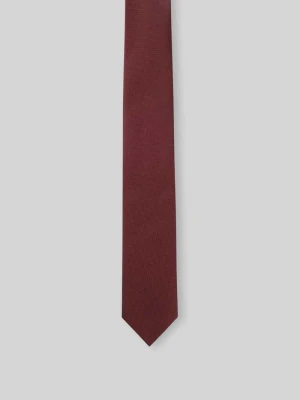 Krawat z mieszanka jedwabiu model 'H-Tie 7, 5 CM-262' Boss Bordowy