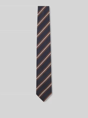 Krawat z mieszanka jedwabiu model 'H-Tie 7, 5 CM-262' Boss Ciemnobrązowy