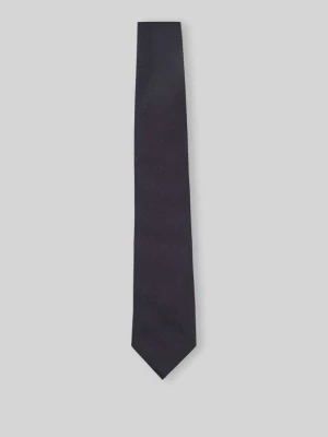 Krawat z mieszanka jedwabiu model 'H-Tie 8 CM-ONE' Boss Granatowy