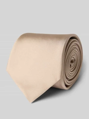 krawat z mieszanki jedwabiu Boss