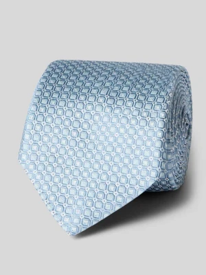 krawat z mieszanki jedwabiu Boss