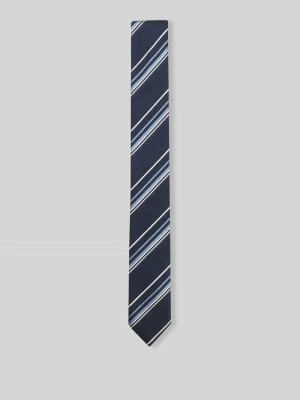 krawat z mieszanki jedwabiu Boss
