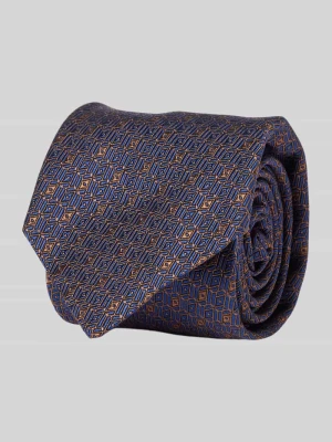 Krawat z mieszanki jedwabiu i bawełny model ‘Ticino’ altea