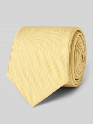 Krawat z mieszanki jedwabiu z żakardową tkaną fakturą HUGO