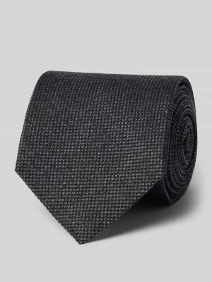 Krawat z mieszanki wełny i bawełny REAL GUYS