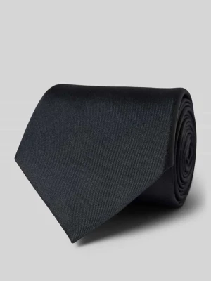 Krawat z naszywką z logo Boss