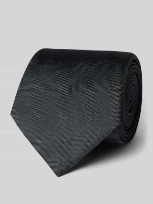 Krawat z naszywką z logo Boss