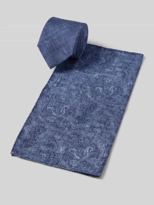 Krawat z poszetką model ‘TAOIMINA’ CINQUE