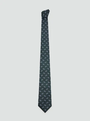 Krawat ze wzorem paisley zielony - Teen - Rozmiar uniwersalny - MANGO TEEN