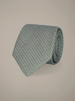 Krawat Zielony Wzór Geometryczny Lancerto