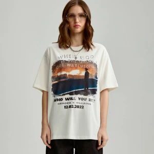 Zdjęcie produktu Kremowa koszulka z nadrukiem Metro Boomin House