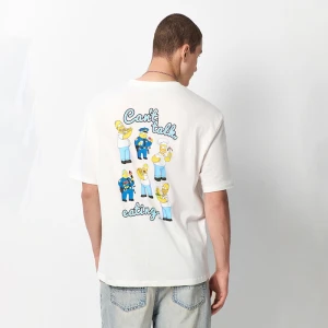 Kremowa koszulka z nadrukiem The Simpsons House