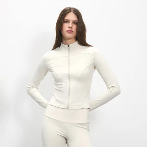 Kremowa rozpinana bluza ULTRAFLEX ze stójką House