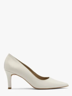 Kremowe czółenka damskie Ryłko