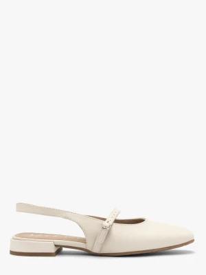 Kremowe czółenka slingback AUDREY Ryłko