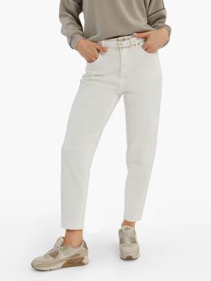 Kremowe jeansy, Carrot Fit, D-MAMMA 3 Volcano