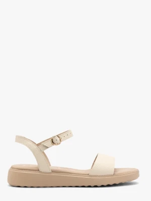 Kremowe sandały damskie Ryłko