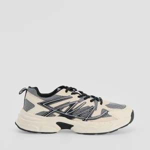 Kremowe sneakersy z futurystycznymi detalami House