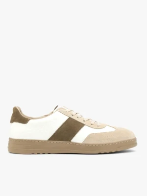 Kremowo-brązowe sportowe półbuty Ryłko