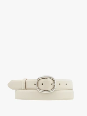 Kremowy pasek damski Ryłko