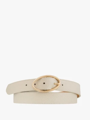 Kremowy pasek damski Ryłko