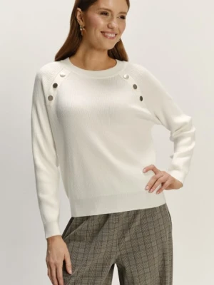 Kremowy sweter z miękkiej dzianiny Greenpoint