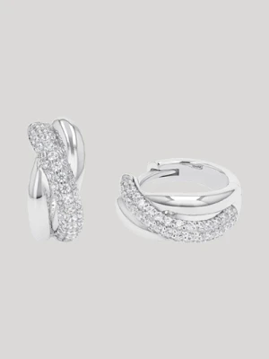 Kreole w kolorze srebrnym Joop