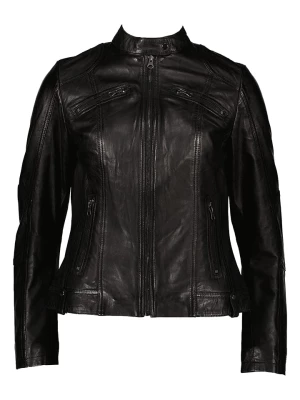KRISS Skórzana kurtka "Milania" w kolorze czarnym rozmiar: 40