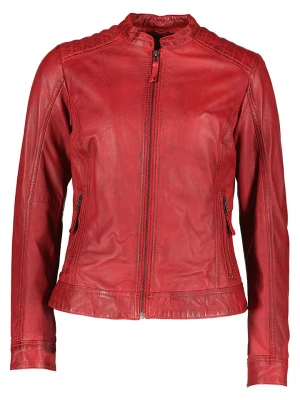 KRISS Skórzana kurtka w kolorze czerwonym rozmiar: 36