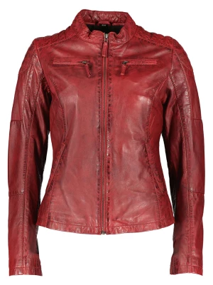 KRISS Skórzana kurtka w kolorze czerwonym rozmiar: 36
