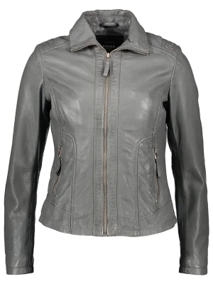 KRISS Skórzana kurtka w kolorze szarym rozmiar: 48